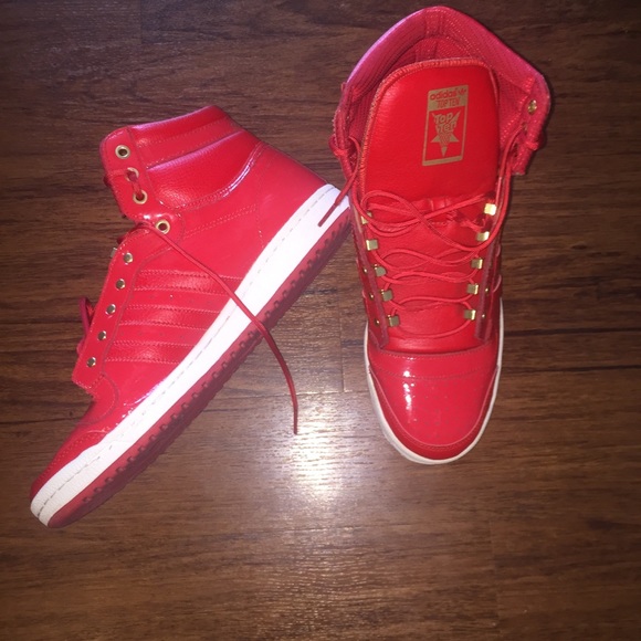 red patent leather adidas
